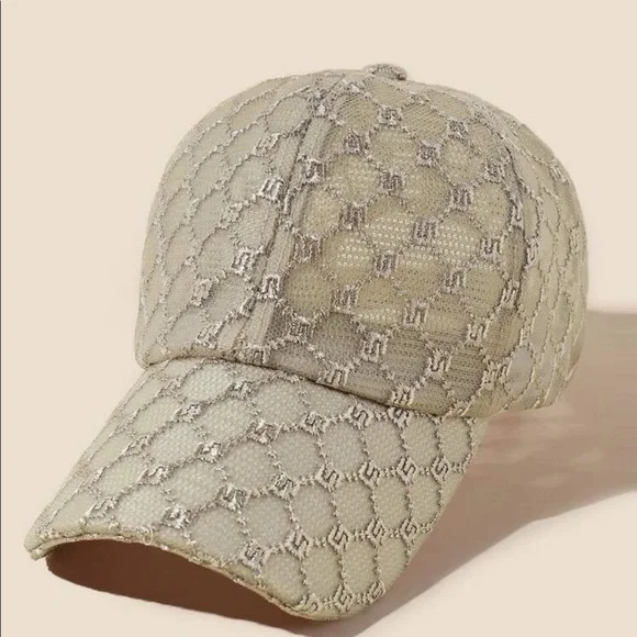 Accessories | Khaki Embroidery Baseball Cap Nwt | Poshmark display picture 2
